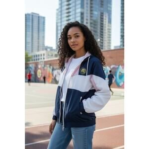 "PRIMARY NBA" Minnesota Timber Wolves VTG Womans Jacket - PLEASE READ !!!!!!‎